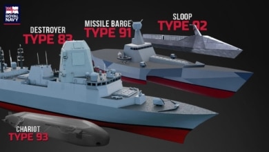 De buques de acero a enjambres de drones, el golpe de timón de la Royal Navy para contrarrestar a Rusia 