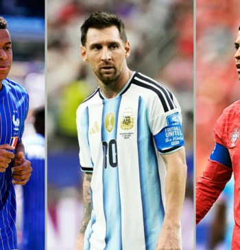 ¿Cuántos goles llevan Mbappé, Messi y Cristiano Ronaldo en los mundiales?