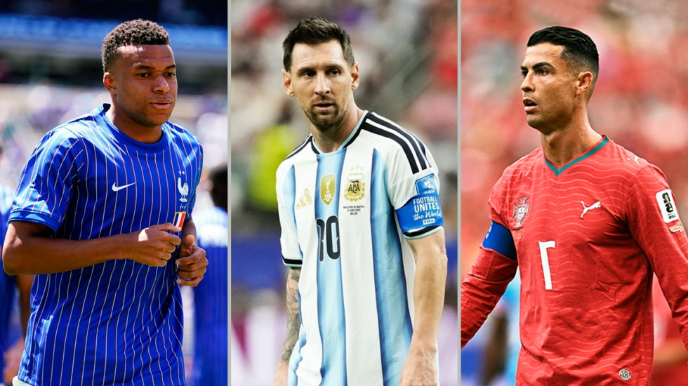 ¿Cuántos goles llevan Mbappé, Messi y Cristiano Ronaldo en los mundiales?
