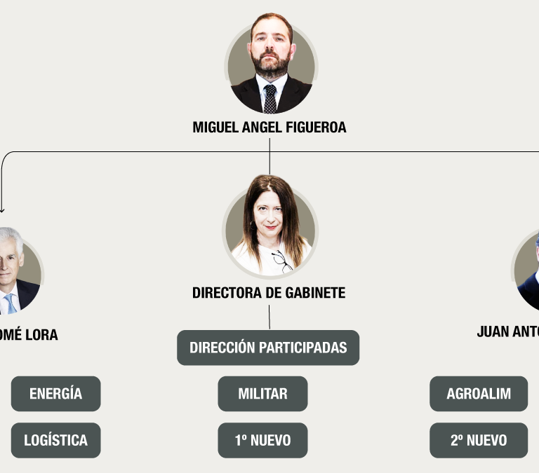 El organigrama que Leire Díez dibujó para su 'nueva' SEPI