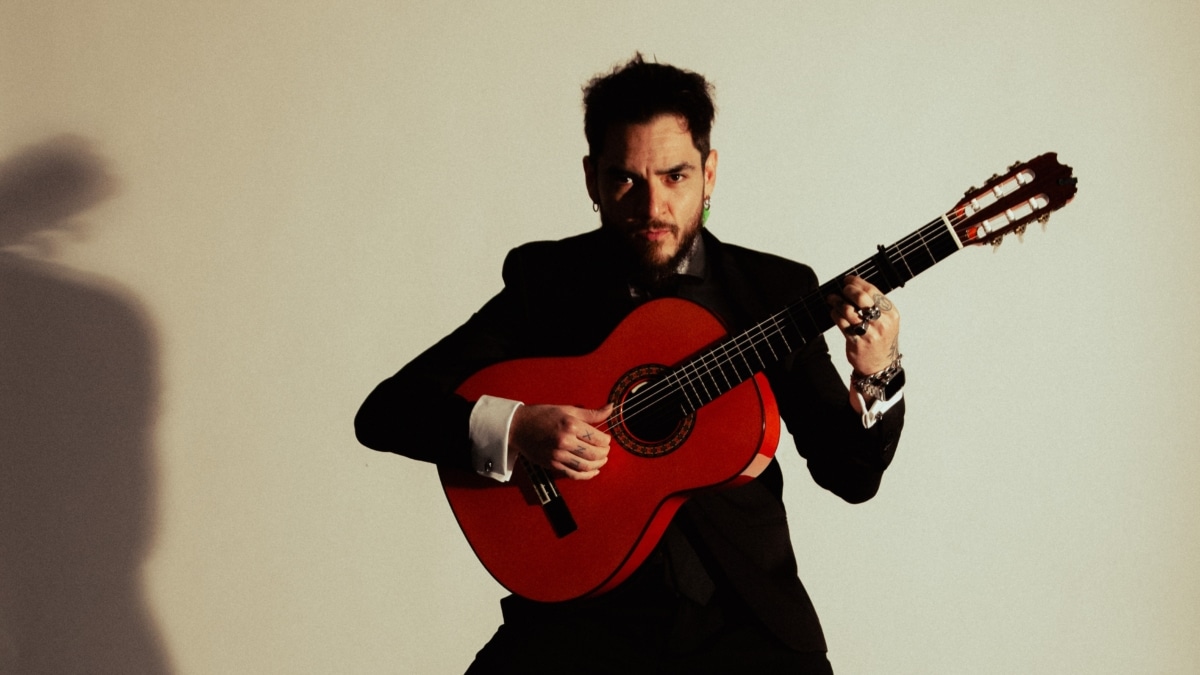 El guitarrista Alfonso Acosta 'Pantera'