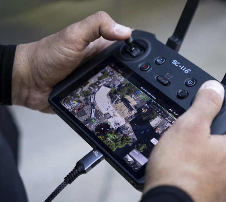 Un dispositivo de drones nunca antes visto, los guardaespaldas aéreos de León XIV