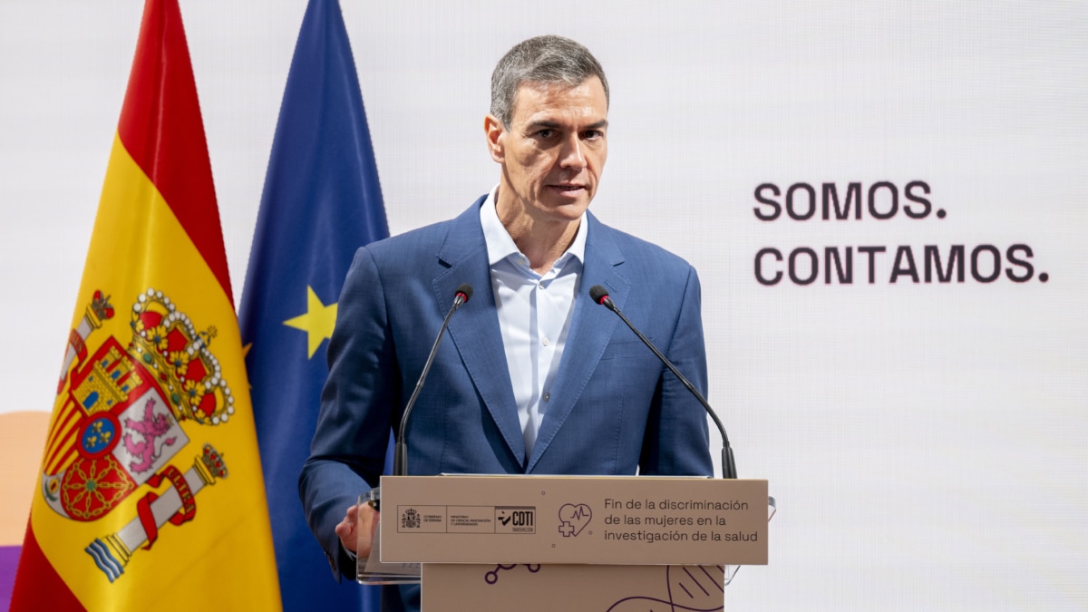 El presidente del Gobierno, Pedro Sánchez