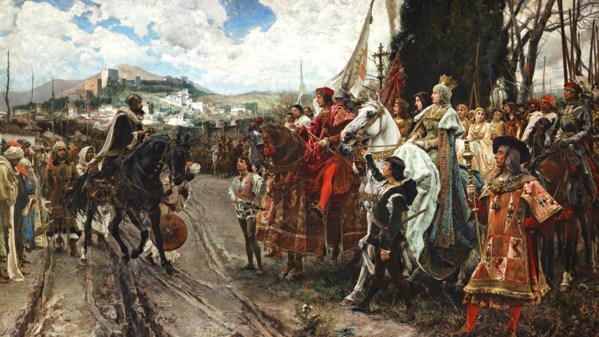 'La rendición de Granada', de Francisco Pradilla (1882).