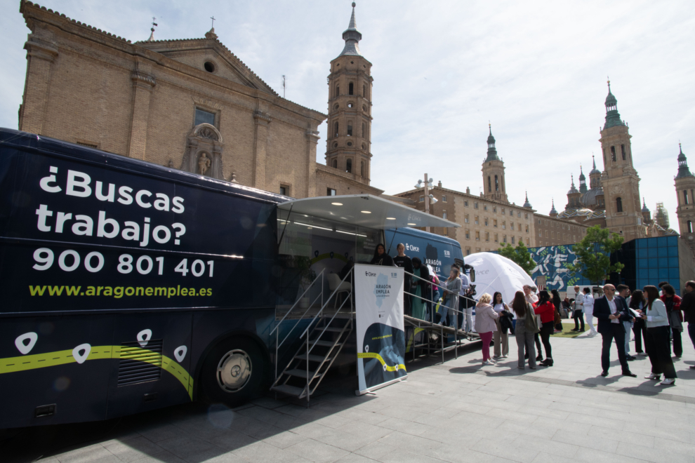 La Ruta Aragón Emplea a su paso por Zaragoza.