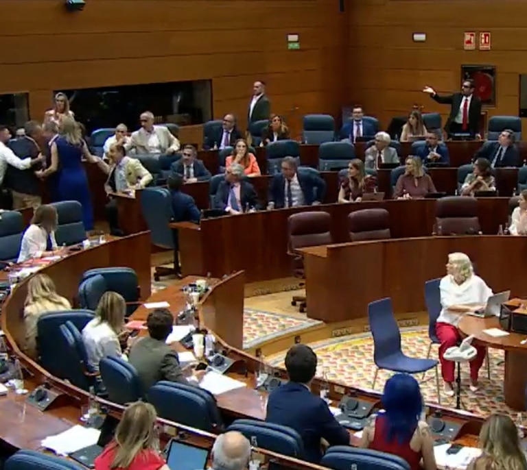 Expulsado un diputado del PSOE tras encararse con uno del PP en la Asamblea de Madrid