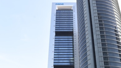 De Repsol a Amancio Ortega pasando por Caja Madrid: la historia de la Torre Moeve, el rascacielos de Norman Foster con plantas diáfanas de 1.200 metros cuadrados