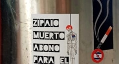Nuevas amenazas de muerte contra la Ertzaintza: "Zipaio muerto, abono para el huerto"