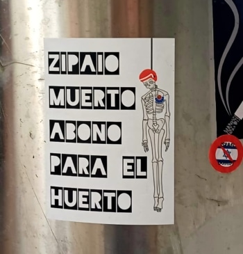 Nuevas amenazas de muerte contra la Ertzaintza: "Zipaio muerto, abono para el [...]