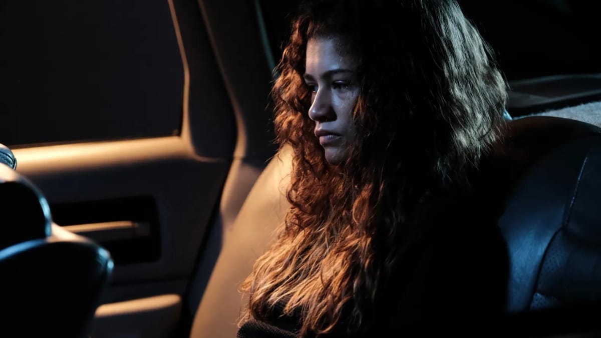 Zendaya en una escena de la segunda temporada de 'Euphoria'