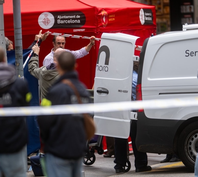 En busca del asesino del tiro en la nuca en Barcelona