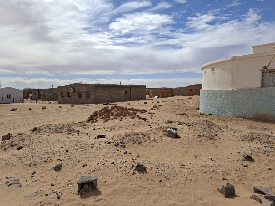 El campamento de refugiados saharauis de Ausserd en Tinduf (Argelia)