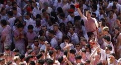 El chupinazo dispara ya la temperatura de los Sanfermines