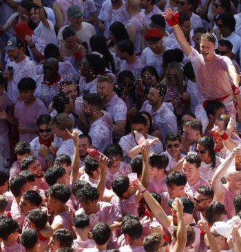 El chupinazo dispara ya la temperatura de los Sanfermines