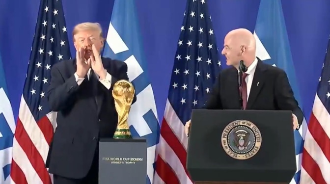 Trump e Infantino, ronda de elogios en Nueva York: "EEUU de nuevo, y Canadá y México fuera"