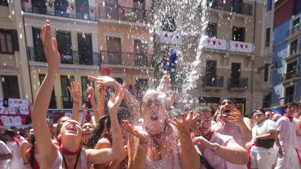El chupinazo dispara ya la temperatura de los Sanfermines