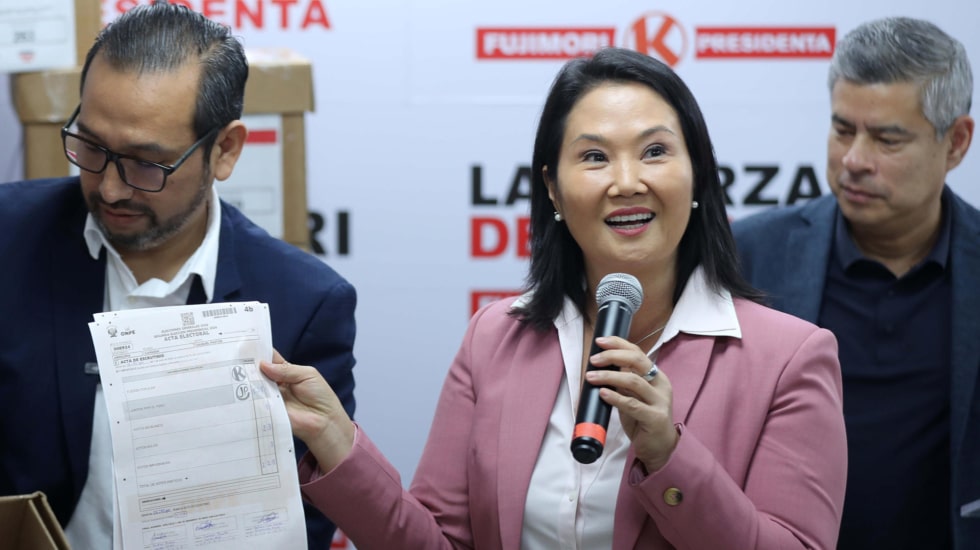 Keiko Fujimori, nueva presidenta electa de Perú con el 50,135 % de los votos