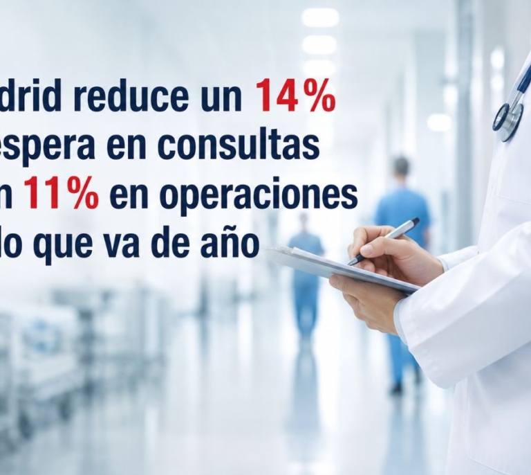 Madrid reduce un 14% la espera en consultas y un 11% en operaciones en lo que va de año