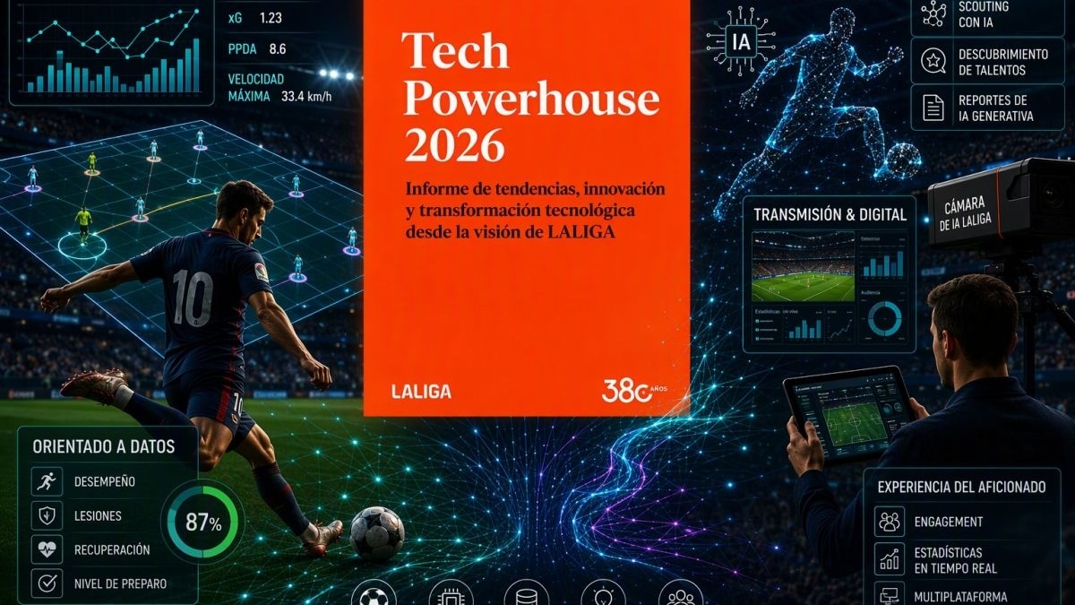 LALIGA lanza Tech Powerhouse 2026, un nuevo observatorio sobre tecnología e inteligencia artificial aplicada al fútbol