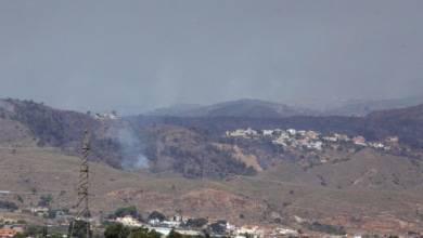 Aumentan a 1.405 los desalojados por el incendio de Los Gallardos (Almería)
