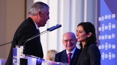 Ayuso y De los Mozos presentan la Fórmula 1 de Madrid: "Nos han puesto palos en las ruedas" pero "no vamos a defraudar"
