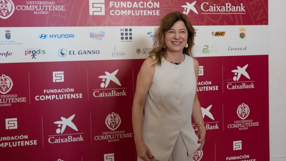 Bibiana Aído este mes de julio en un curso de verano de la Universidad Complutense