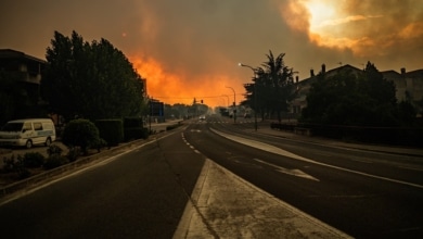 Estas son las carreteras cortadas en Madrid por los incendios