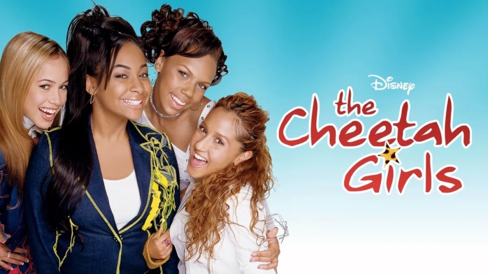 Sabrina Bryan, Raven-Symoné, Kiely Williams y Adrianne Bailon en el cartel de 'The Cheetah Girls'