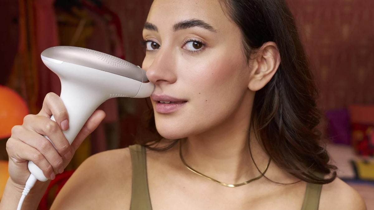 depiladora de luz pulsada Philips Lumea