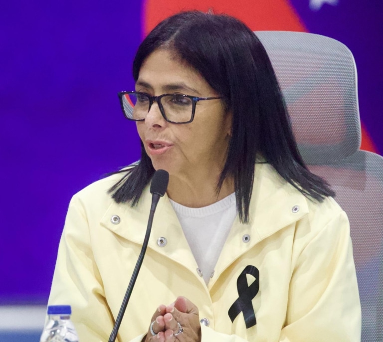 Delcy Rodríguez pone una demanda de conciliación a Aldama por incriminarla en la supuesta financiación del PSOE