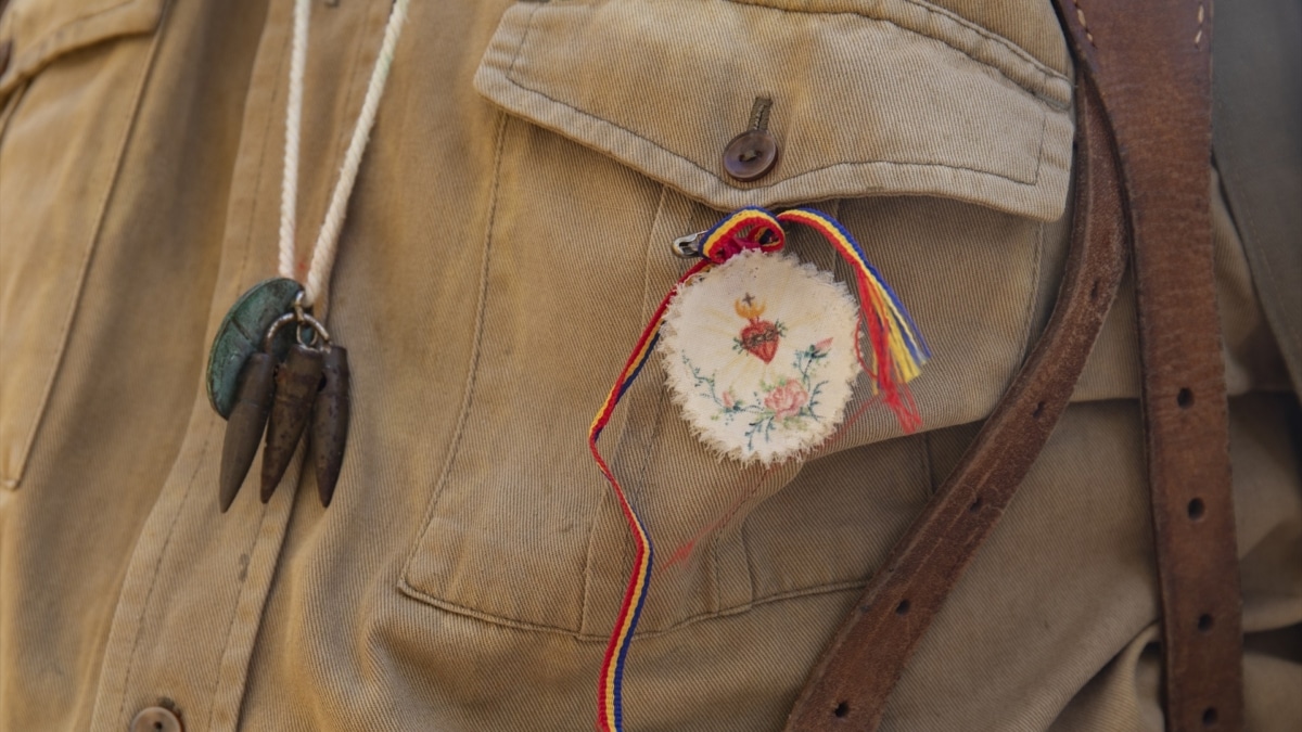 Detalle de la lucha del maquis.