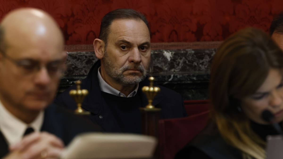 El exministro José Luis Ábalos durante el juicio por el 'caso Mascarillas' en una imagen de archivo