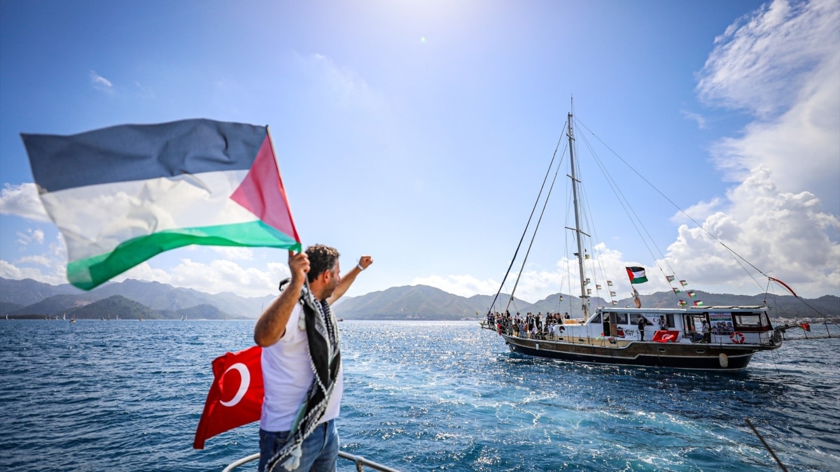 La Global Sumud Flotilla parte de Turquía hacia Gaza