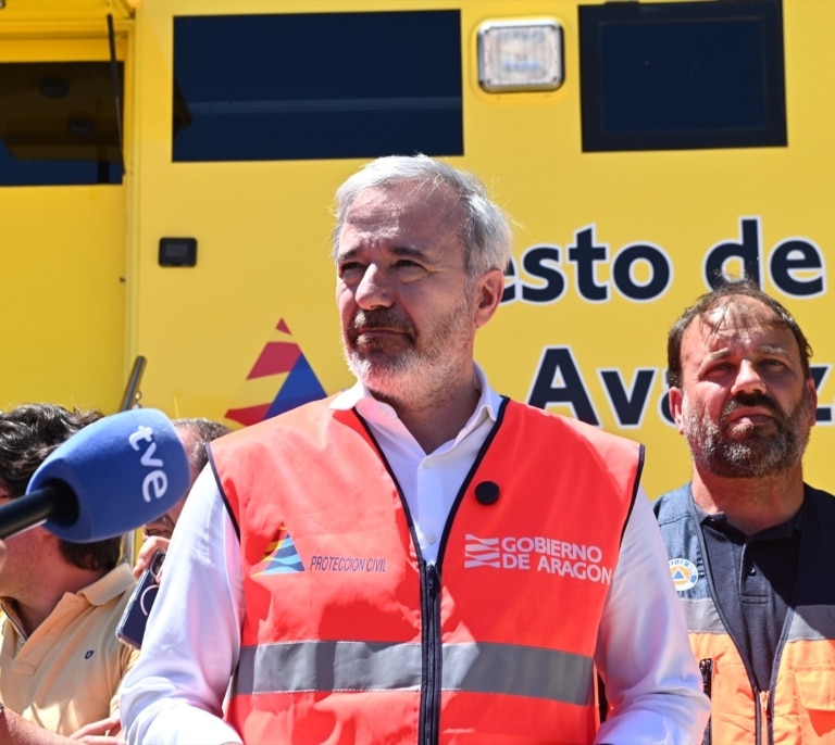 El incendio de Loporzano (Huesca), que ha afectado a 245 hectáreas, se encuentra extinguido