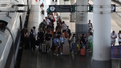 Suspendida la circulación de trenes de alta velocidad entre Madrid y Andalucía por un incendio
