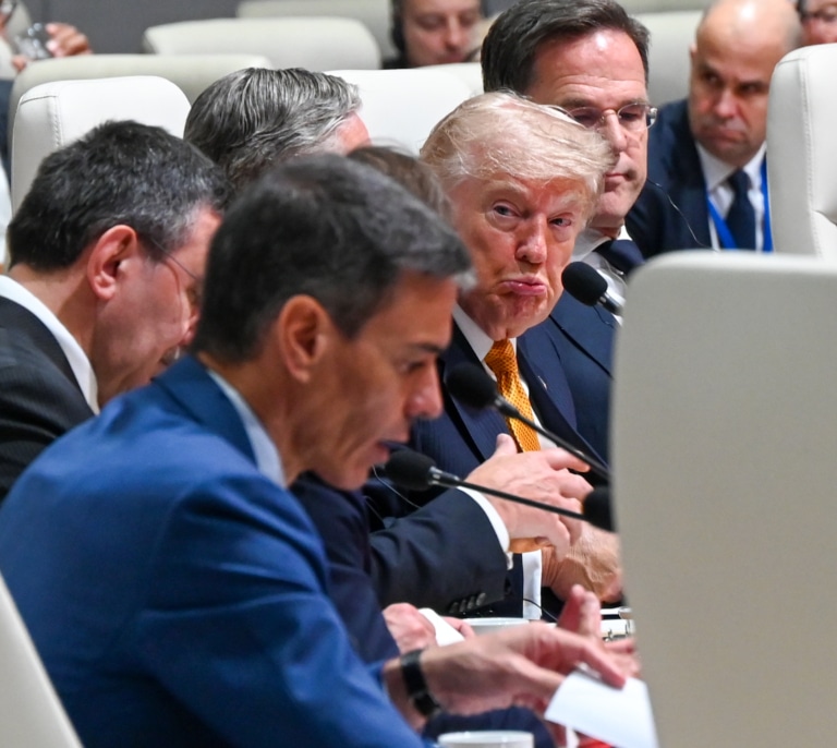 ¿Qué dijo Sánchez en el plenario de la cumbre de la OTAN que convenció a Trump?