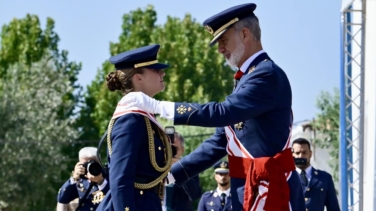 Las fotos más emotivas de la despedida de la Princesa Leonor del Ejército arropada por su familia