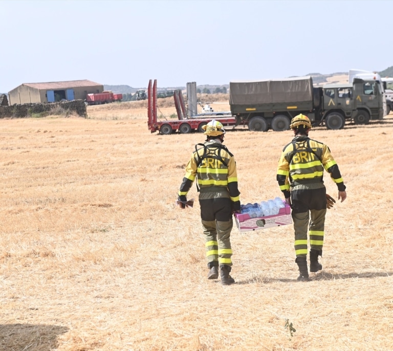 El fuego de Orés en Zaragoza alcanza las 7.600 hectáreas y mantiene evacuados cinco municipios