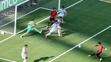 ¡¡Bicampeones del mundo!!: Baile inolvidable de España ante Argentina