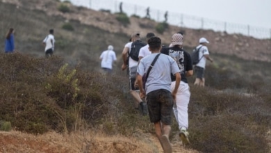 Estas son las imágenes de la entrada de inmigrantes a Ceuta