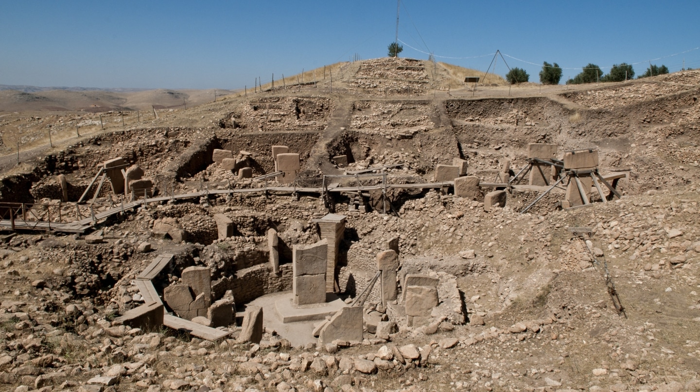 Yacimiento de Göbekli-Tepe en Turquía.