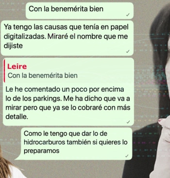 Los 'whatsapps' de Leire Díez confirman que habló con la directora de [...]