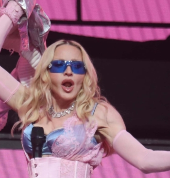Madonna en el concierto sorpresa que ofreció en Times Square el pasado 4 de junio.