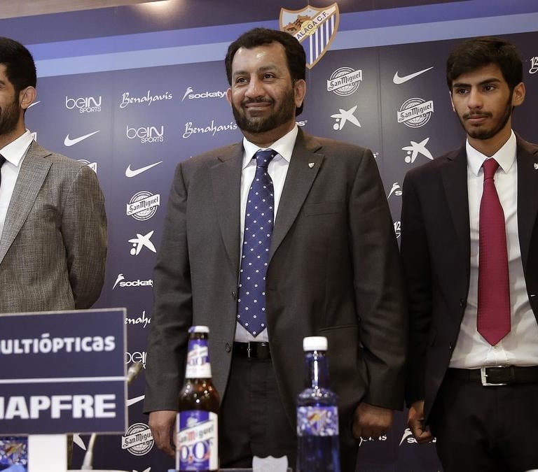 La Justicia ordena la busca y captura del jeque dueño del Málaga CF y de sus hijos