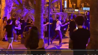 A porrazos y con pelotas de goma: así acabó la manifestación contra el turismo en Palma