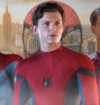Andrew Garfield, Tom Holland y Tobey Maguire como Spiderman