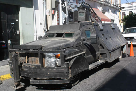 Narcotanque requisado por el Ejército mexicano en 2011
