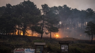 Optimismo a la espera del viento del sur: los incendios del centro peninsular afrontan una jornada decisiva