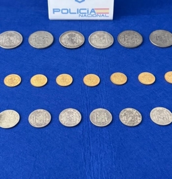 Cuatro monedas de Isabel II acabaron fundidas tras una trama de blanqueo [...]