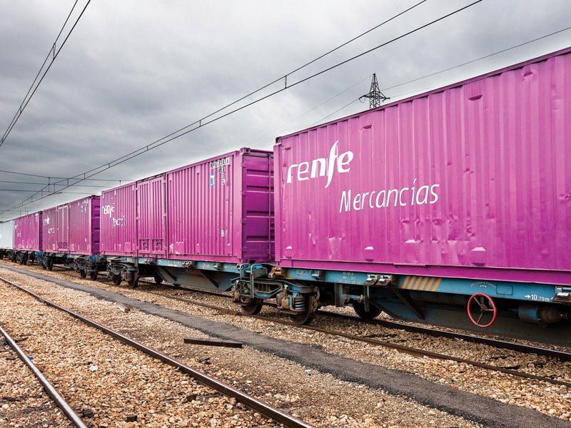 Vagones de Renfe Mercancías.